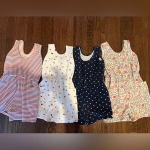 Only the white with polka dots remains